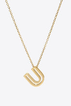 Load image into Gallery viewer, U to Z Letter Pendant Necklace