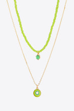 Load image into Gallery viewer, Fruit Pendant Double-Layered Necklace