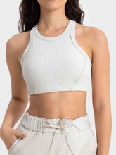 Load image into Gallery viewer, Wide Strap Cropped Sport Tank