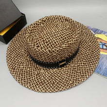 Load image into Gallery viewer, Adjustable Paper Braided Hat