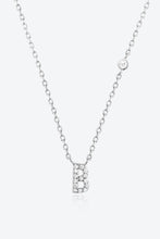 Load image into Gallery viewer, A To F Zircon 925 Sterling Silver Necklace