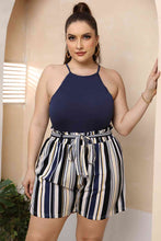 Load image into Gallery viewer, Plus Size Halter Neck Spaghetti Strap Bodysuit