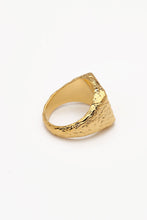 Load image into Gallery viewer, Textured Gold-Plated Ring