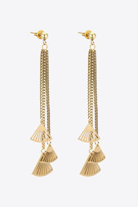 18K Gold Plated Stainless Steel Fringe Earrings