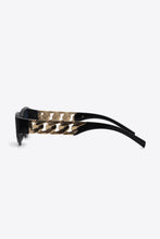 Load image into Gallery viewer, Chain Detail Temple Cat Eye Sunglasses