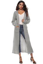 Load image into Gallery viewer, Long Sleeve Open Front Buttoned Cardigan