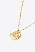 Load image into Gallery viewer, A to J Letter Pendant Necklace