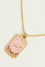 Load image into Gallery viewer, Tarot Card Pendant Copper Necklace