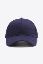 Load image into Gallery viewer, Plain Adjustable Cotton Baseball Cap