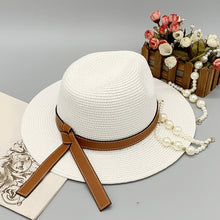 Load image into Gallery viewer, Wide Brim Paper Braided Hat