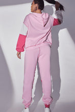 Load image into Gallery viewer, Exposed Seams Color Block Hoodie and Pants Set