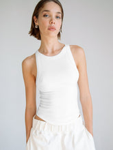 Load image into Gallery viewer, Halter Neck Ribbed Cropped Top