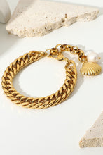 Load image into Gallery viewer, 18K Gold-Plated Curb Chain Bracelet