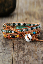 Load image into Gallery viewer, Natural Stone &amp; Agate Layered Bracelet