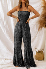 Load image into Gallery viewer, Floral Spaghetti Strap Wide Leg Jumpsuit