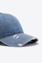 Load image into Gallery viewer, Distressed Adjustable Baseball Cap