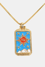 Load image into Gallery viewer, Tarot Card Pendant Copper Necklace