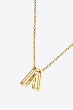 Load image into Gallery viewer, A to J Letter Pendant Necklace