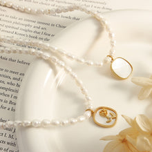 Load image into Gallery viewer, 18K Gold-Plated Freshwater Pearl Necklace