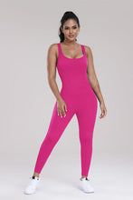 Load image into Gallery viewer, Wide Strap Sleeveless Active Jumpsuit