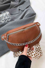 Load image into Gallery viewer, PU Leather Sling Bag