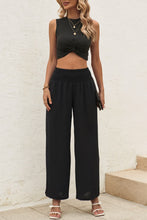 Load image into Gallery viewer, Twist Front Cropped Tank and Pants Set