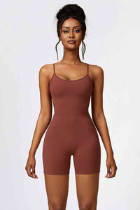 Halter Neck Sports Romper