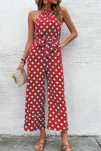 Load image into Gallery viewer, SUCH A LADY Polka Dot Jumpsuit