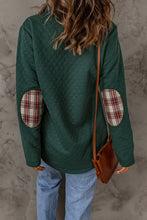 Load image into Gallery viewer, Plaid Snap Down Sweatshirt