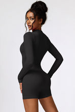 Load image into Gallery viewer, Half Zip Long Sleeve Active Romper