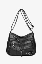 Load image into Gallery viewer, Multi-Pocket PU Leather Crossbody Bag